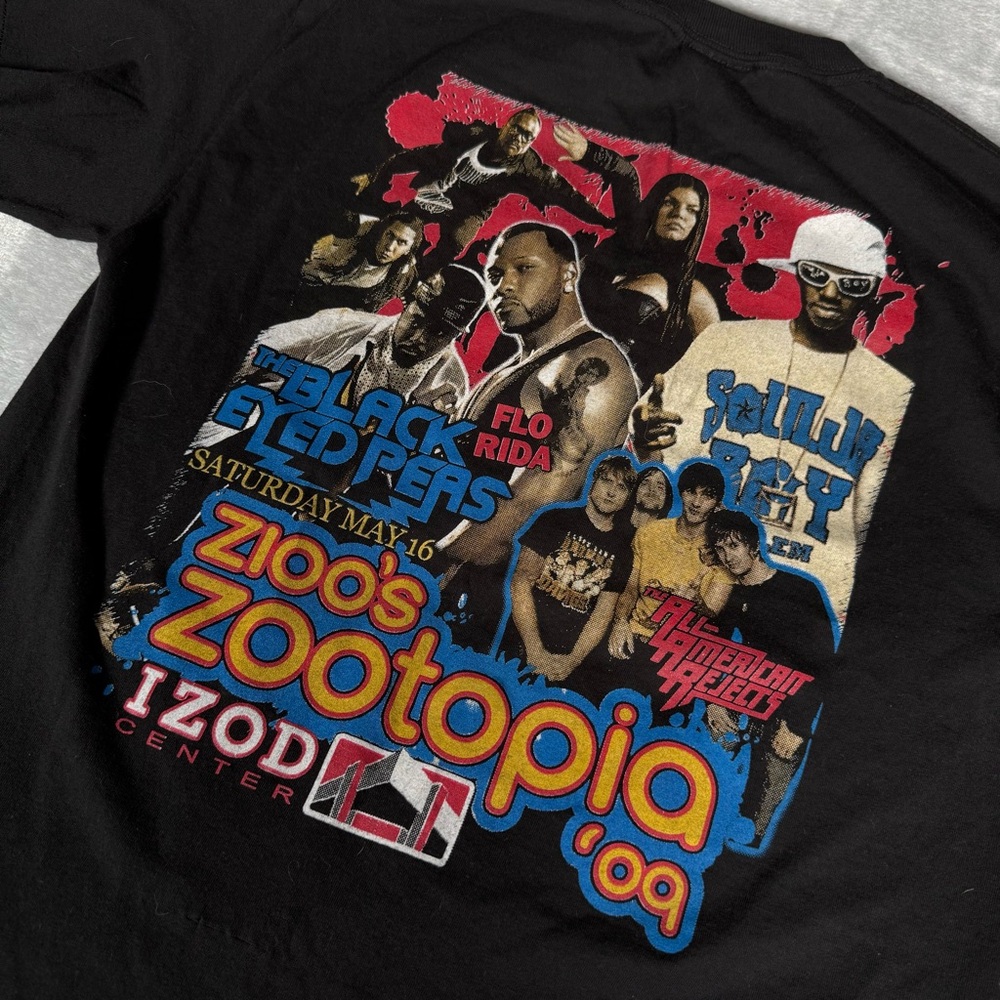 Z100 Zootopia Concert T Shirt Mens M Jesse McCartney Soulja Boy Hip Hop Y2K - Picture 7 of 9